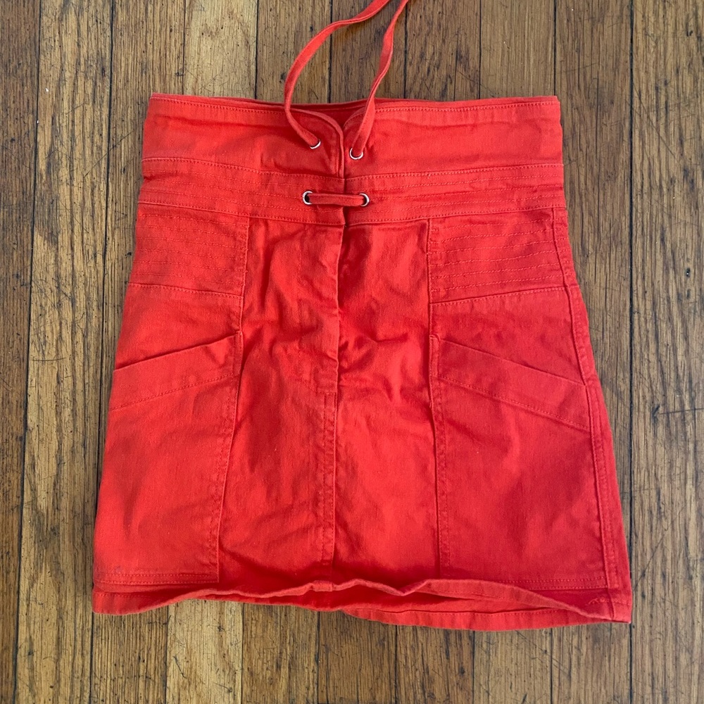 Fiery Red Skirt